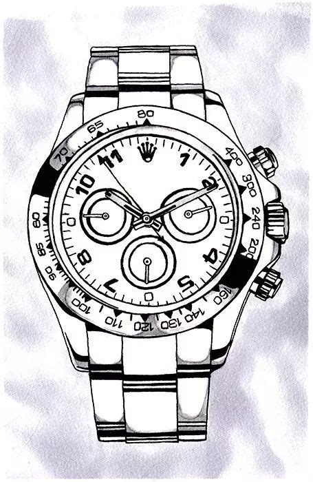 montre rolex dessin|Rolex montre service complet.